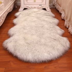 New Carpet Plush Soft Sheepskin Bedroom Carpet Imitation Wool Pad Long Hair Bedside Mat Sofa Cushion Rugs Living Room Fur Carpet (Color: PD1007, size: 75x120cm)